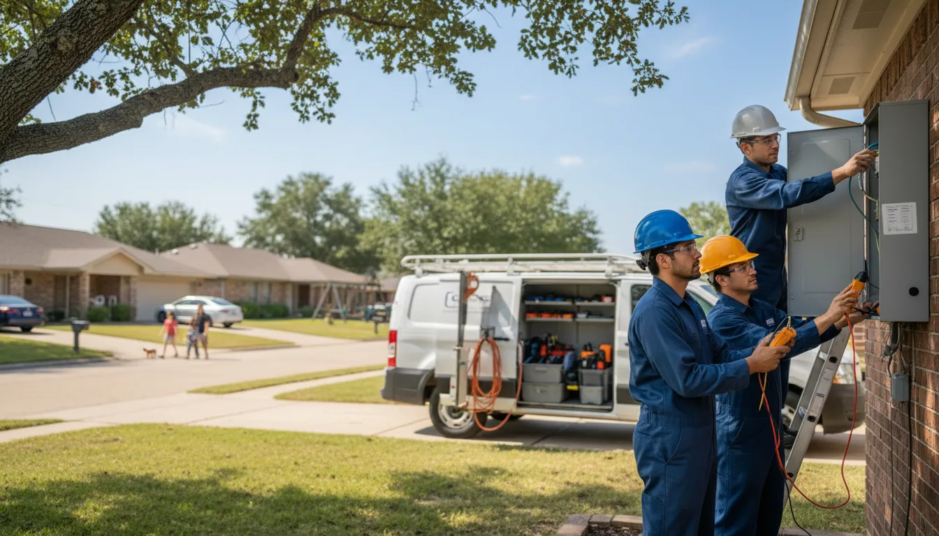 Certified electrician providing emergency electrical services in Milan, NM